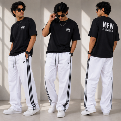 NS 3 Line baggy type track pants buy 3 pcs @499(Pls read description before ordering)