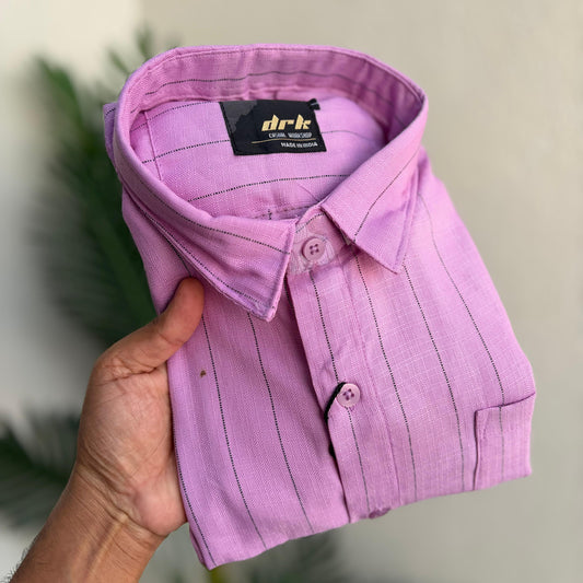 Stripes Lenin Shirts single pcs @299 and Buy 4 pcs combo @999