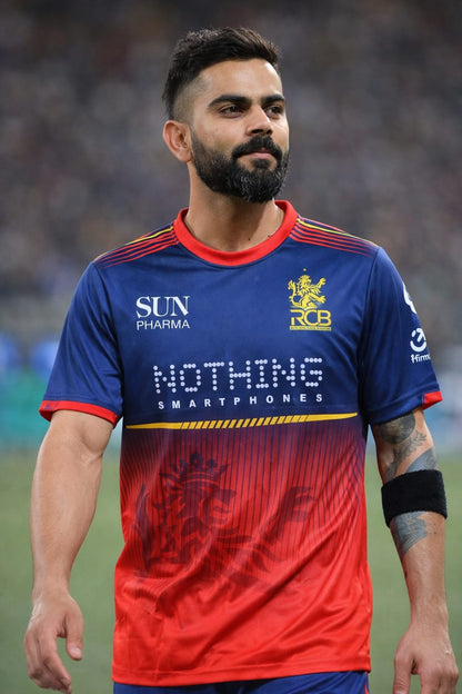 Round neck Half sleeve RCB ipl jersey buy @200 rs only