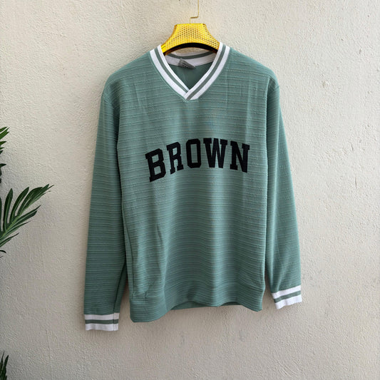 Full sleeve V neck premium  printed tshirt @249