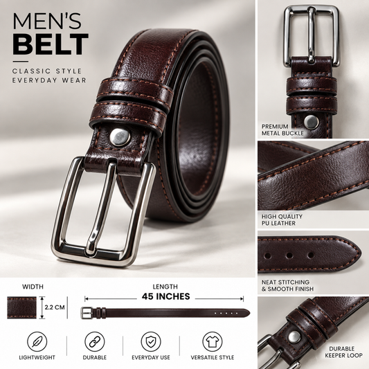 Mfw Old Money Belt Buy @150rs (Brown) OM-2