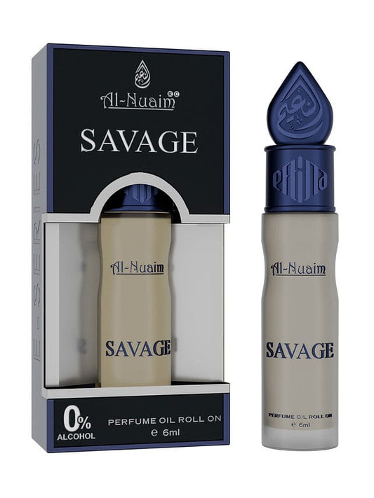 Savage Alcohol Free attar perfumes 6ml AL-Nuaim Roll on