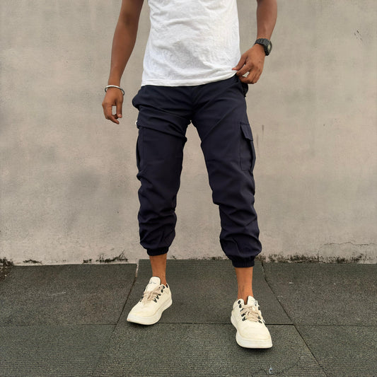 Ns 4 pocket Cargo type track pants buy 3 pcs @499(Navy)