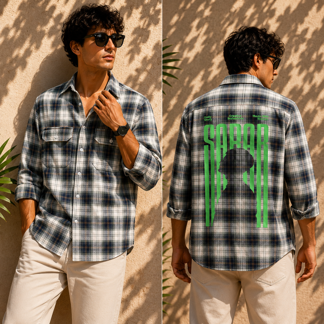 Mfw double pocket back printed Shirts single pcs @299 and Buy 4 pcs combo @999