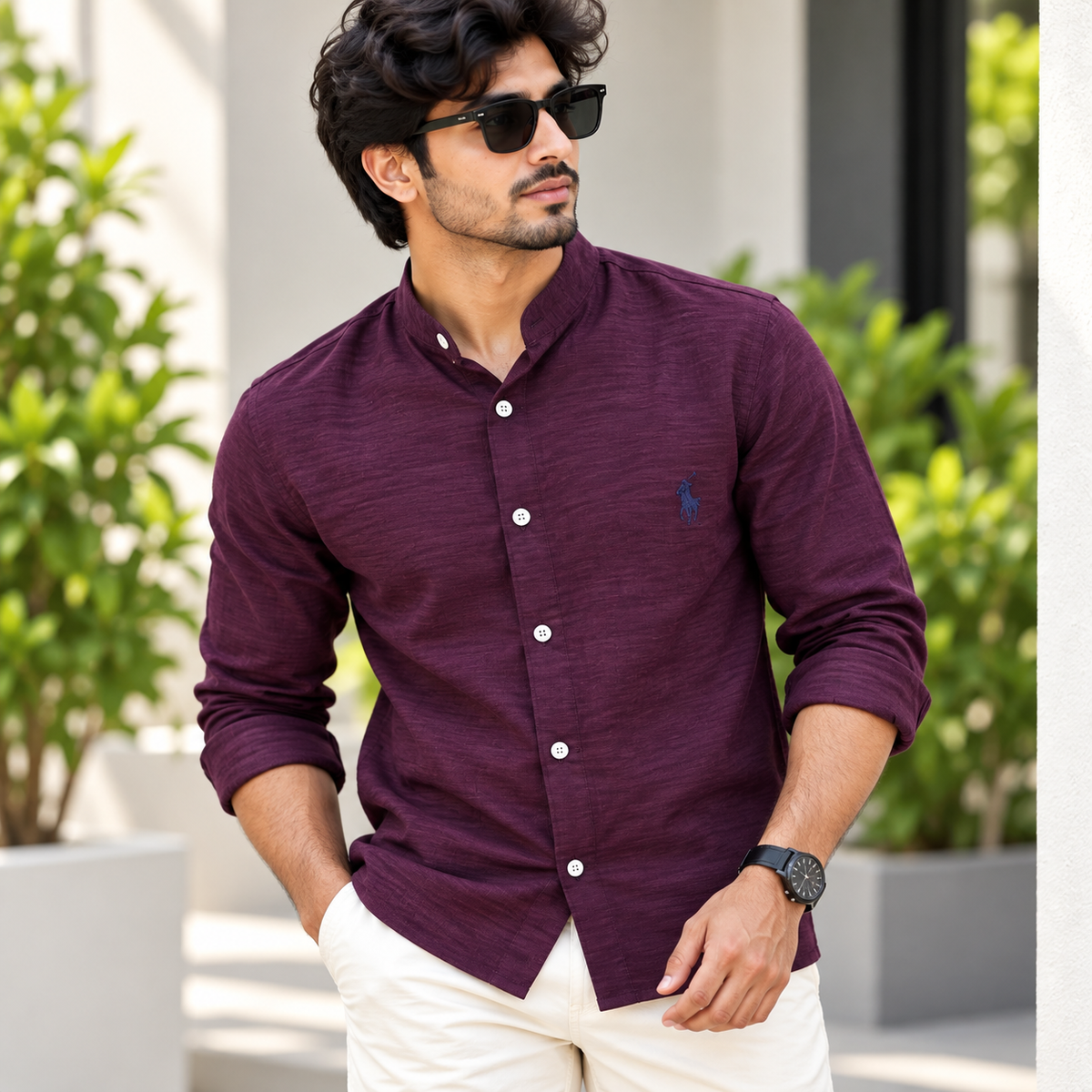 MFW Chinese collar crush lenin full sleeve shirts Single pcs @299 and Buy 4 pcs combo @999