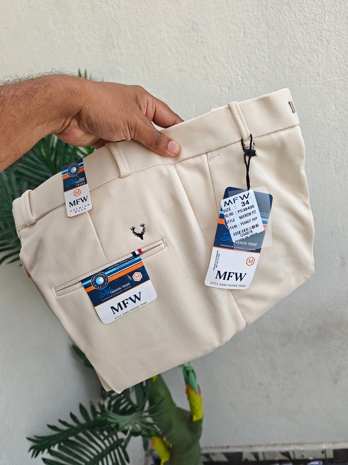 MFW penut fabric polo fit pants  buy 3 pant @ 1200