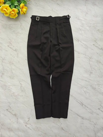 Premium quality Italian design gurkha polo fit pants buy @450 rs only(Black)