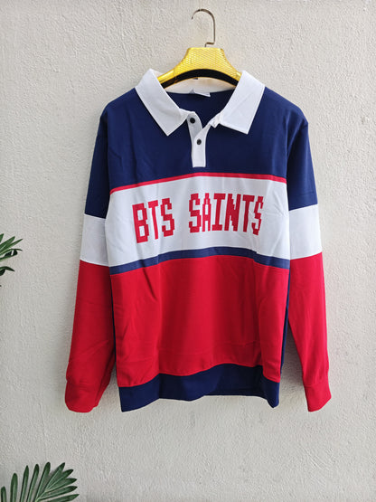 Men's korean Collar premium old money Zipper Full sleeve tshirts@249 (Fabric Reference – Please Read Description)
