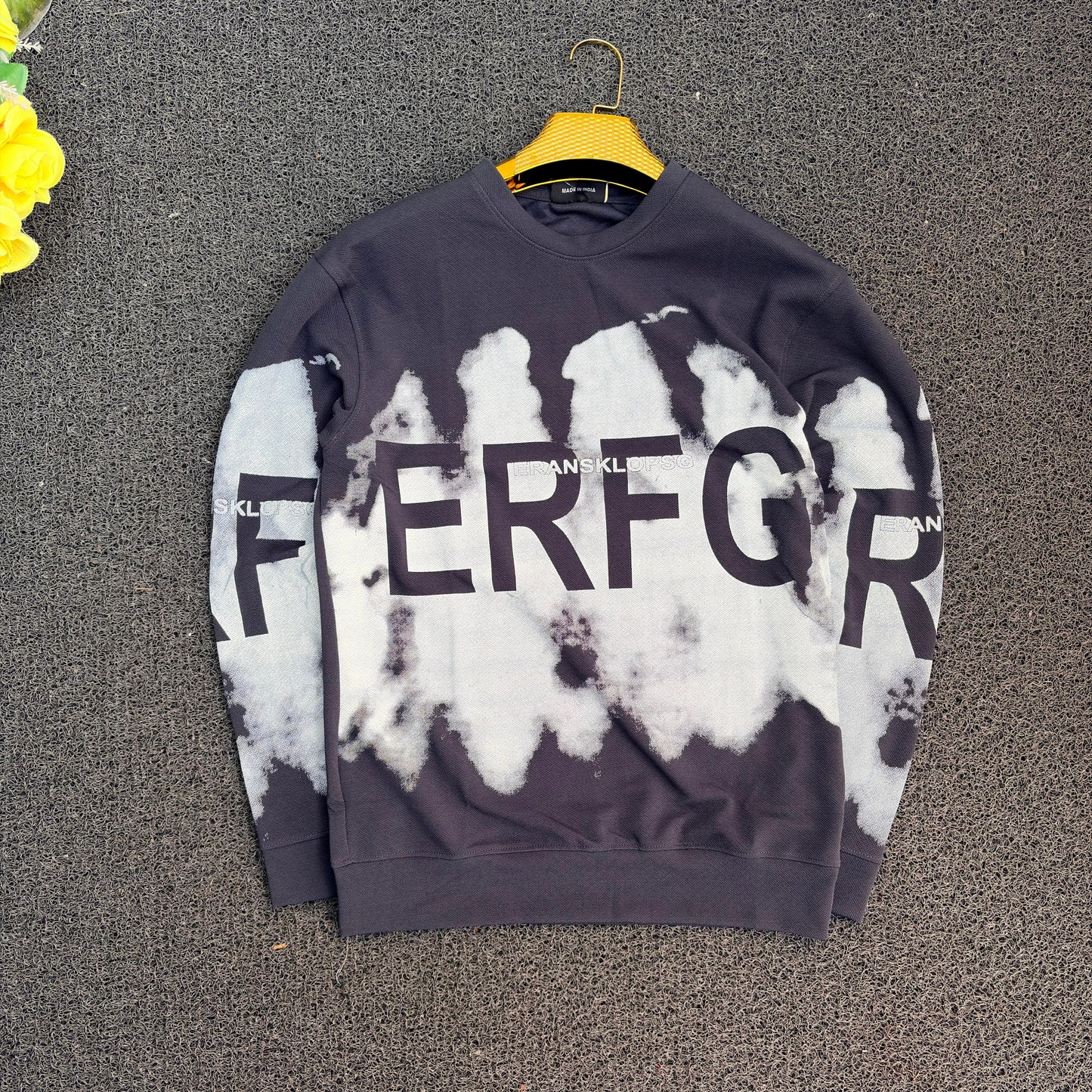 Full sleeve round neck premium Front and back printed tshirt @249