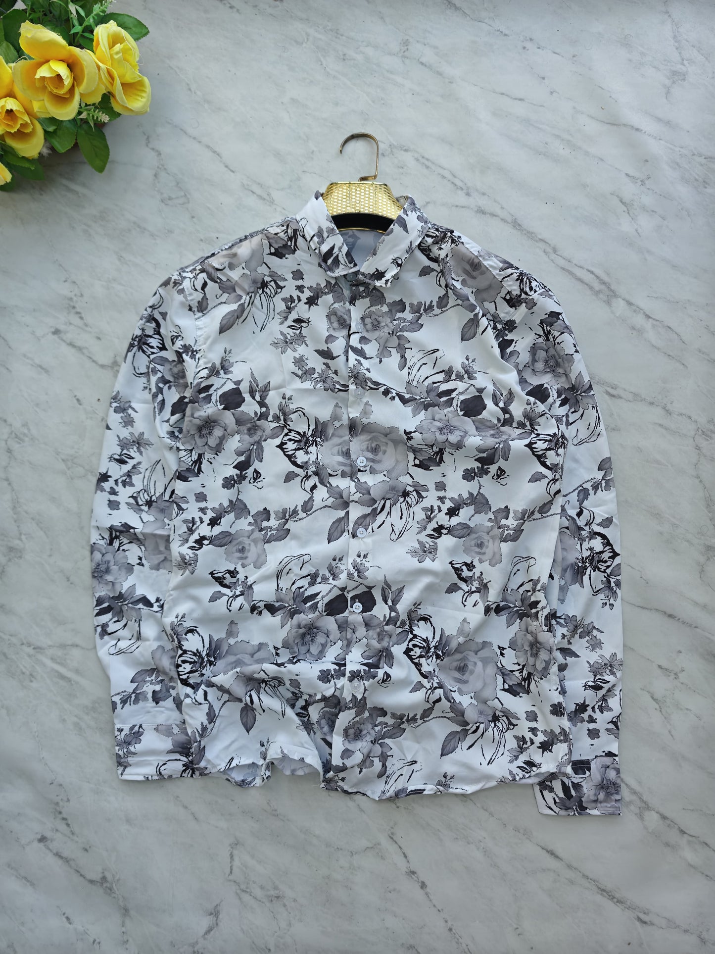 MFW Floral Viscose Printed Full Sleeve Shirt Single pcs @299 and Buy 4 pcs combo @999