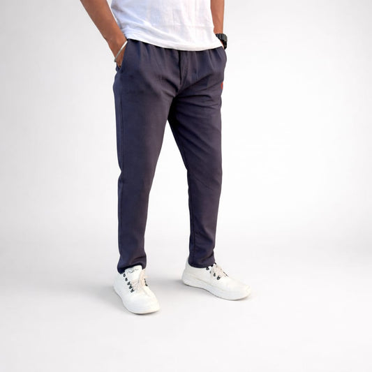 Popcorn track pants buy 3 pcs @499(Grey)