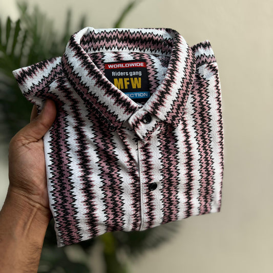 MFW Zig zag Shirts single pcs @299 and Buy 4 pcs combo @999
