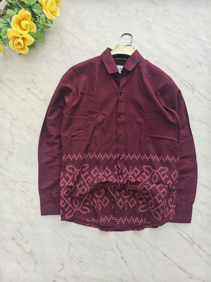 MFW Full sleeve bottom printed shirts Single pcs @299 and Buy 4 pcs combo @999(BP-1)