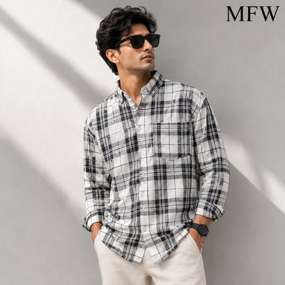 MFW Old money type flannel full sleeve shirts Single pcs @299 and Buy 4 pcs combo @999