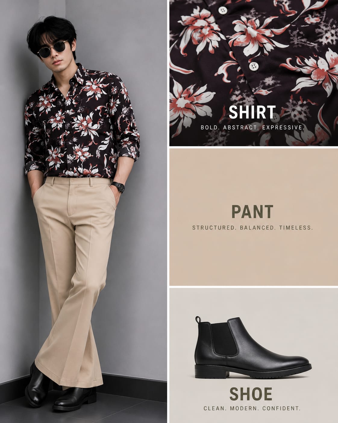 3 in 1 combo viscose shirts + boot but pant + shoe combo buy @999 only
