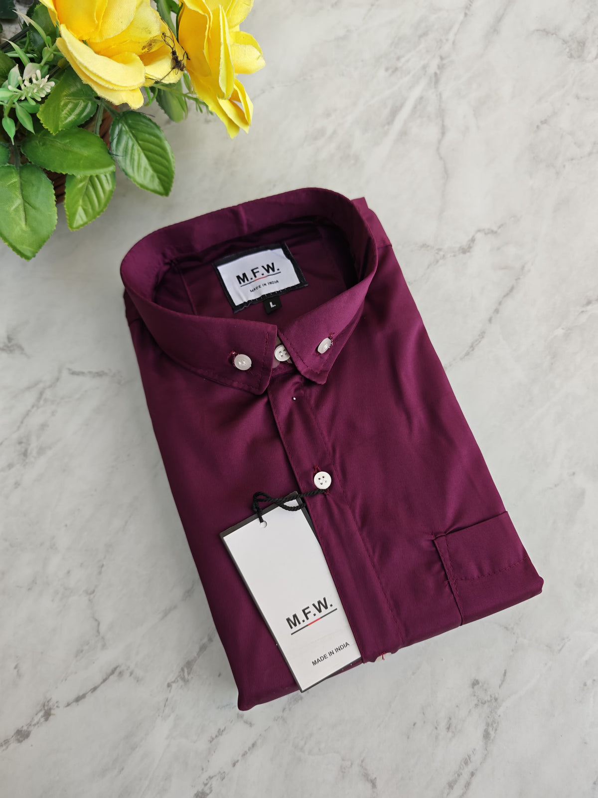 shirts Single pcs @299 and Buy 4 pcs combo @999 (WINE)