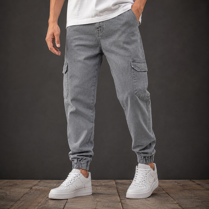 Mfw 6 pocket mom fit denim joggers cargo pants buy @500 rs only