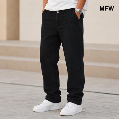 Men's premium mom fit jeans pant buy @450 rs only (Black)