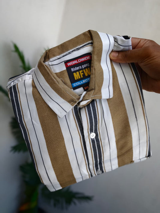 Mfw stripes full sleeve Shirts single pcs @299 and Buy 4 pcs combo @999
