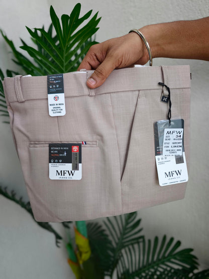 MFW Men's lenin textured polo fit pants  buy 3 pant @ 1200