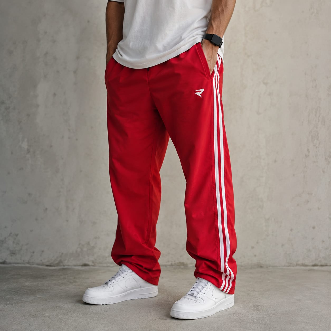 Mfw Baggy Street Wear Stripes Track pants buy 1 pc @199 3 pcs @ 499