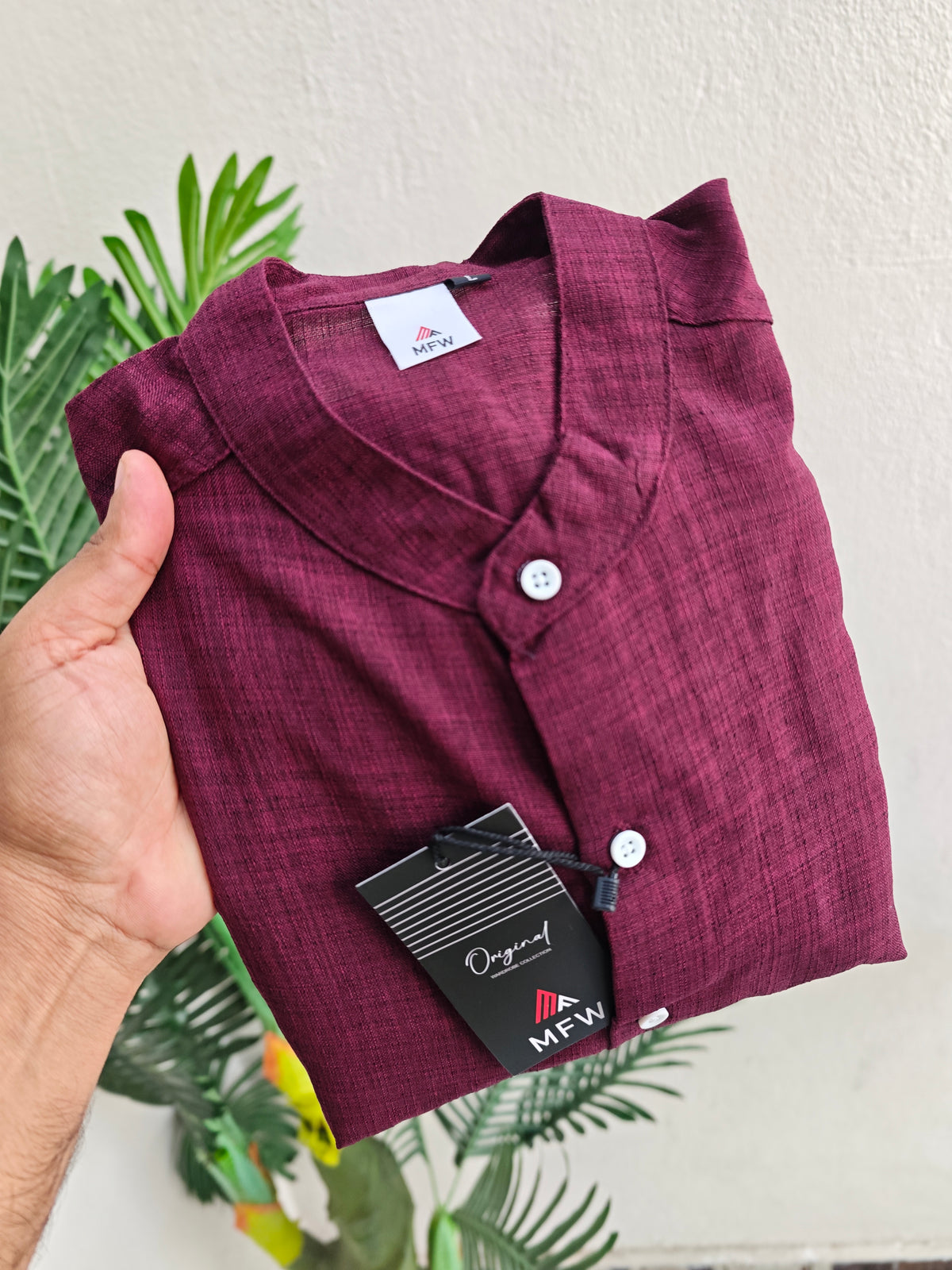 MFW Chinese collar Korean Lenin shirts Single pcs @299 and Buy 4 pcs combo @999