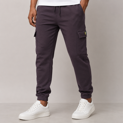 6 pocket twill fabric joggers pants buy @300rs [Grey]