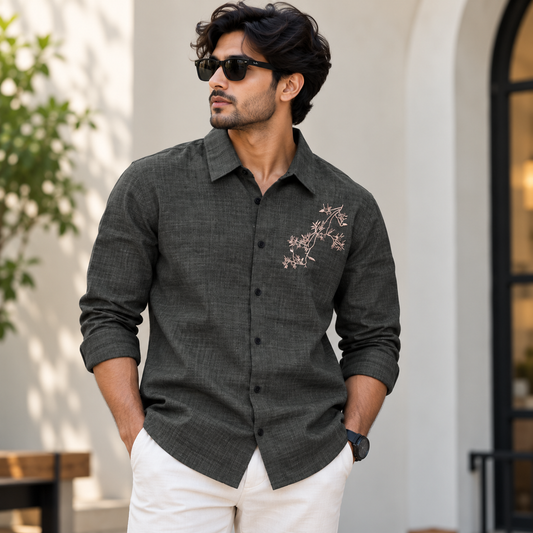 MFW Lenin embroidery work shirts Single pcs @299 and Buy 4 pcs combo @999