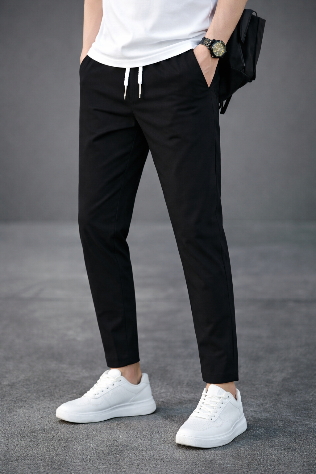 Ns plain track pants buy 3 pcs @499(Black )