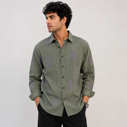 Mfw Lenin embroidery full sleeve shirts buy @300 rs only (D1)
