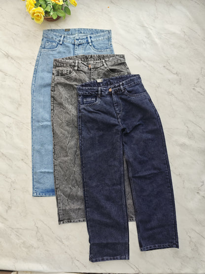 3 in 1 Combo men's Straight fit jeans jeans pants buy @999 only [Grey shade,Dark blue ,ice blue ]