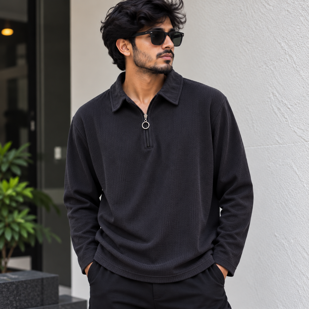 Mfw Full sleeve zipper Tshirt 1 pc @199 and 3 pcs @ 499