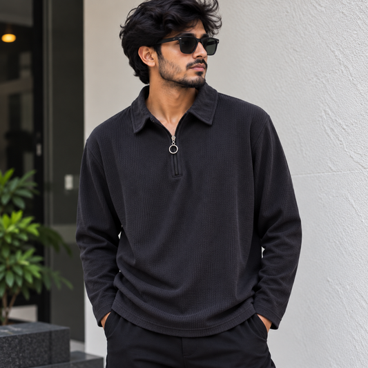 Mfw Full sleeve zipper Tshirt 1 pc @199 and 3 pcs @ 499