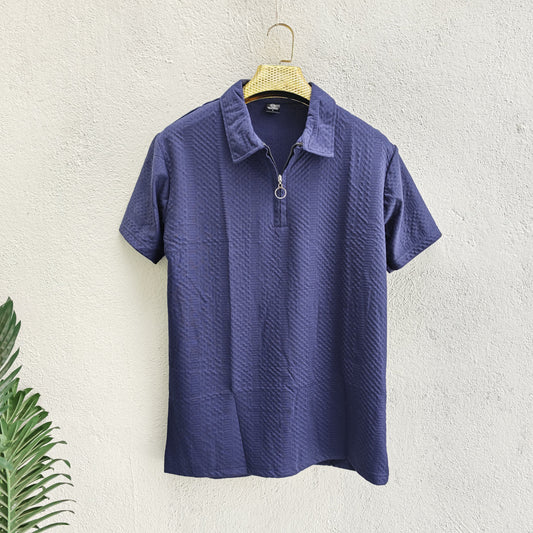 Mfw Half sleeve zipper Tshirt 1 pc @199 and 3 pcs @ 499