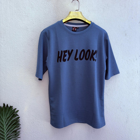 Round neck Front and back print droup shoulder Tshirt 1 pc @199 and 3 pcs @ 499