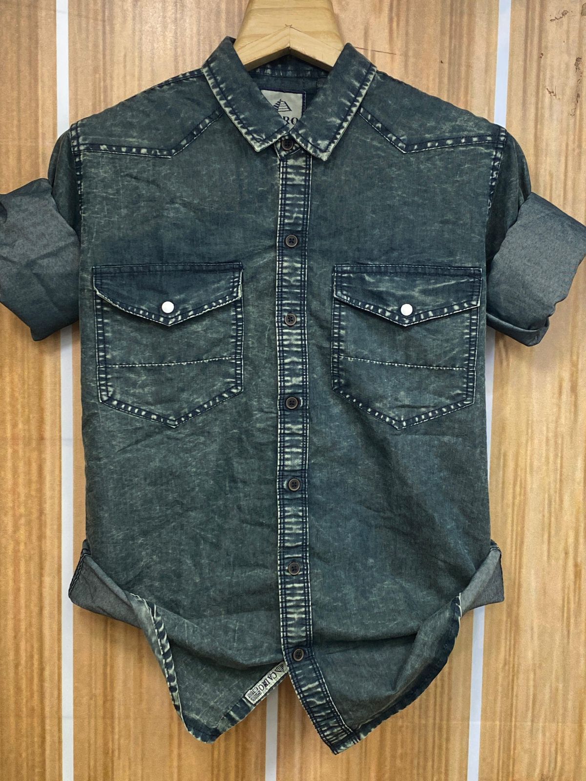 Men's Full sleeve Double pocket Denim Shirts single pcs @350 and Buy 3 pc combo @999