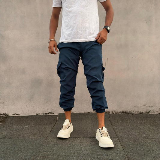 Ns 4 pocket Cargo type track pants buy 3 pcs @499(peacock blue)