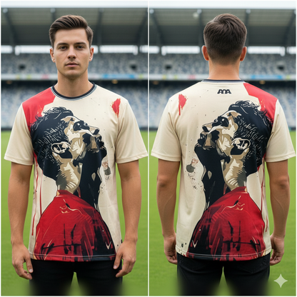 Men's premium Half sleeve football front and back print jersey buy @200