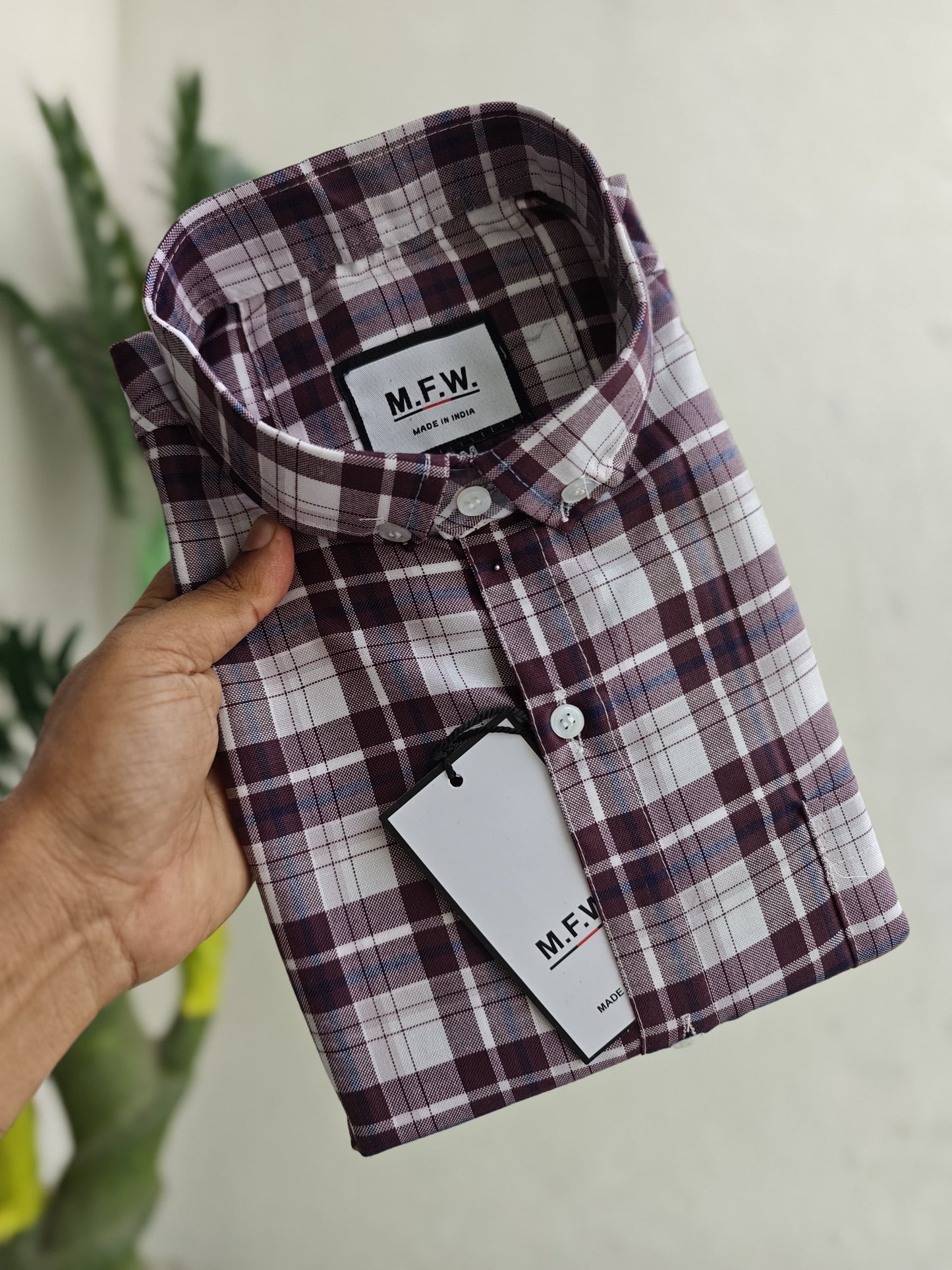 Mfw oxford Checked shirts Single pcs @299 and Buy 4 pcs combo @999(New)