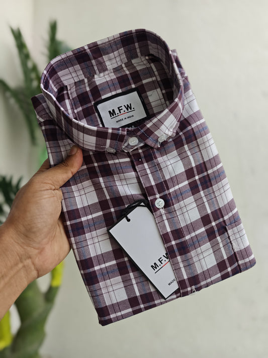 Mfw oxford Checked shirts Single pcs @299 and Buy 4 pcs combo @999(New)