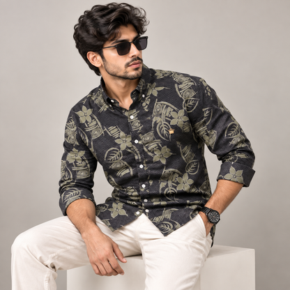 MFW Old money type Rayon printed shirts Single pcs @299 and Buy 4 pcs combo @999[PS-10]