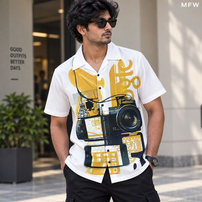 MFW designer Cuban collar shirts buy @250 rs only