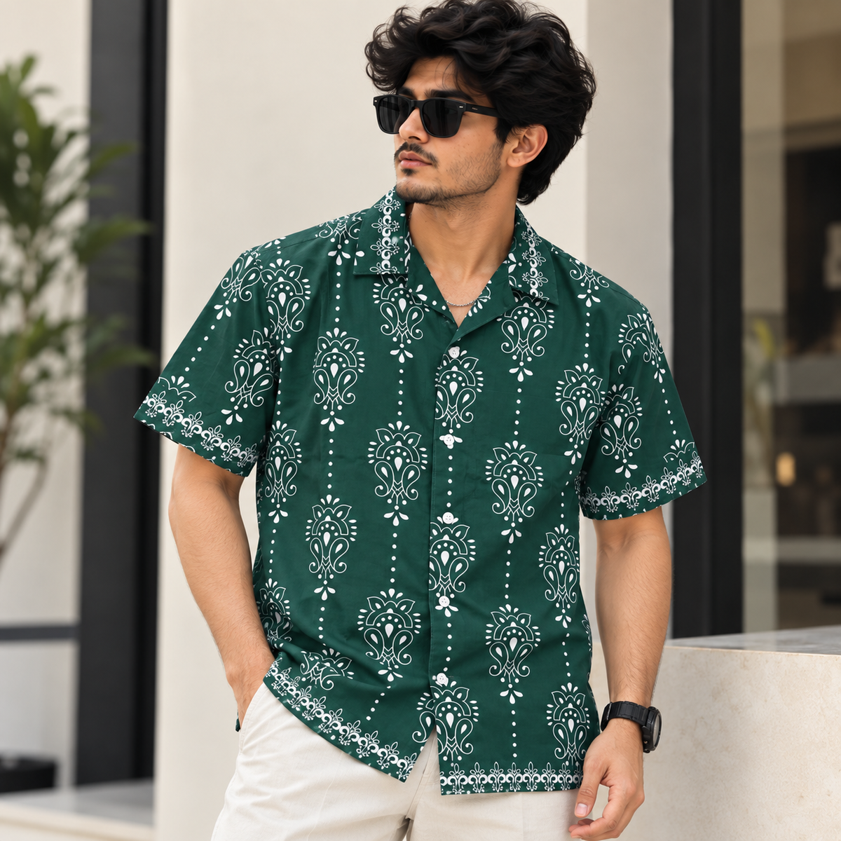 MFW Cuban collar printed shirts Buy @250 rs only