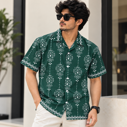 MFW Cuban collar printed shirts Buy @250 rs only