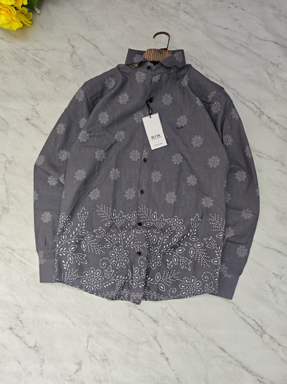 MFW border printed shirts Single pcs @299 and Buy 4 pcs combo @999