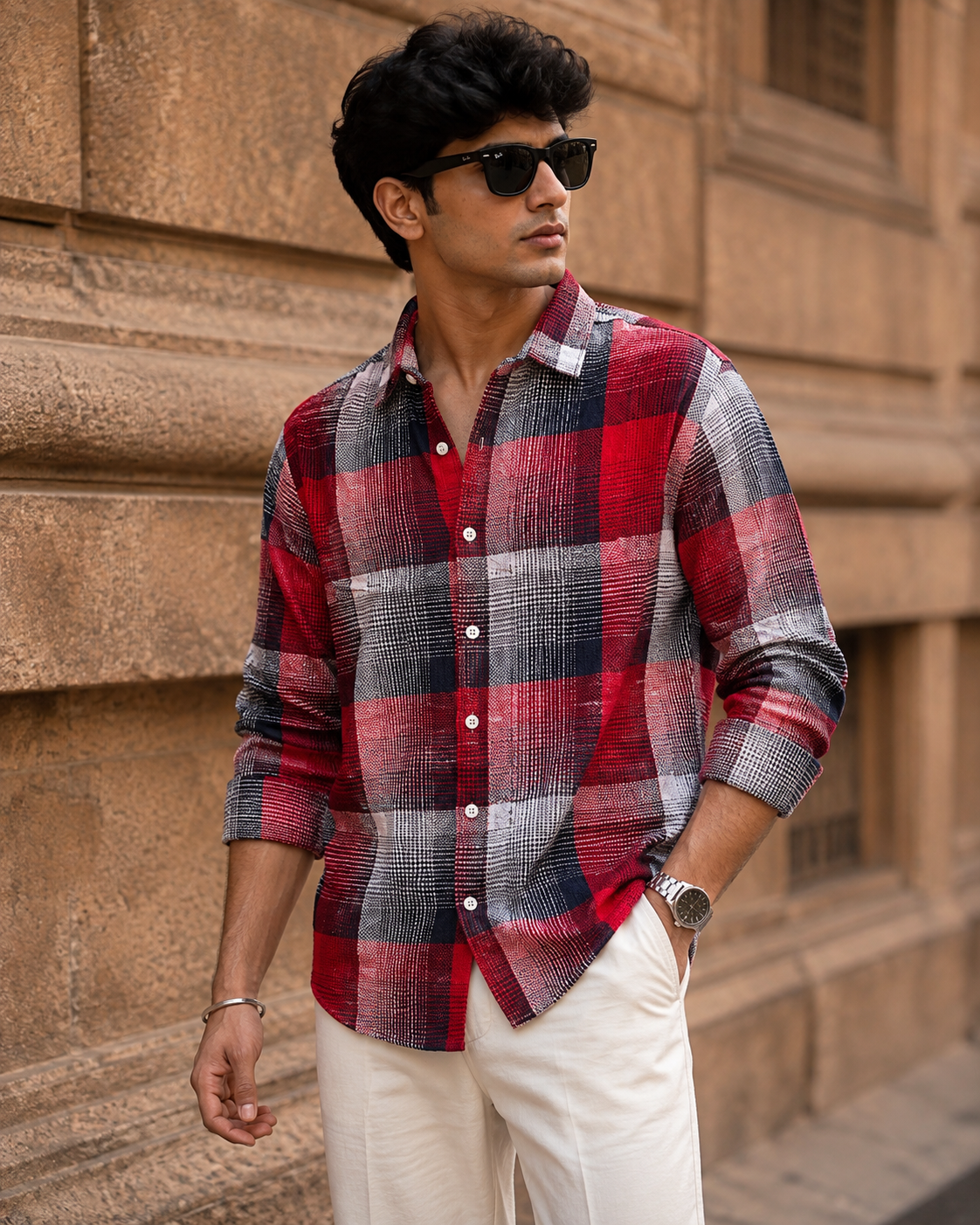 MFW Grindal fabric full sleeve shirts Single pcs @299 and Buy 4 pcs combo @999
