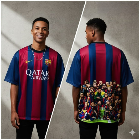 Half sleeve front and back printed football jersey buy @200