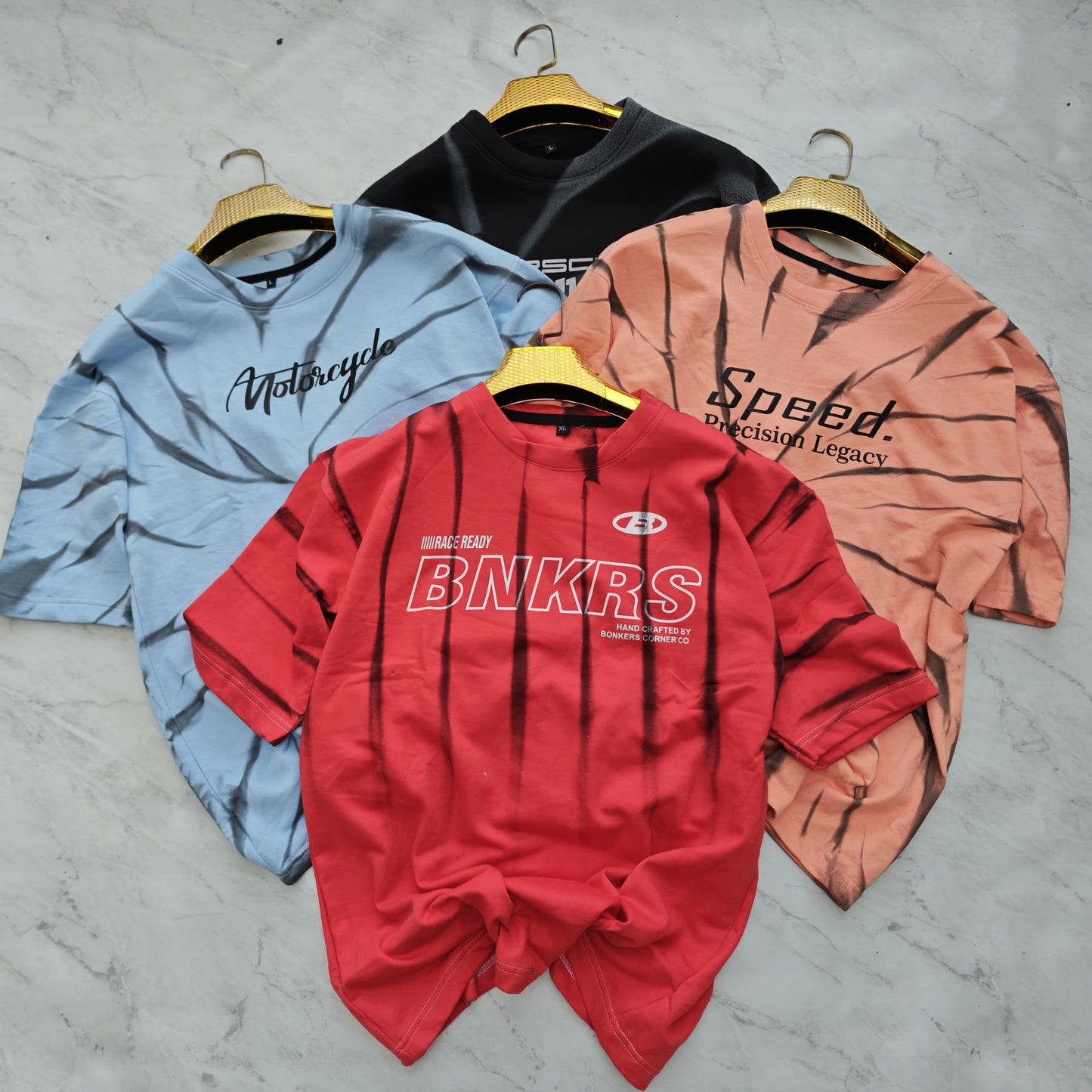 3 in 1 combo buy 3 pcs Random design Drop shoulder acid wash Spray tshirts buy 500 only(Read description before ordering)