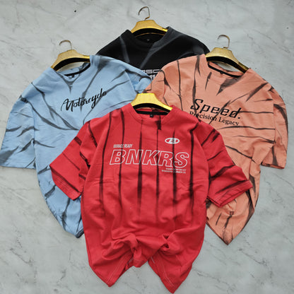 3 in 1 combo buy 3 pcs Random design Drop shoulder acid wash Spray tshirts buy 500 only(Read description before ordering)