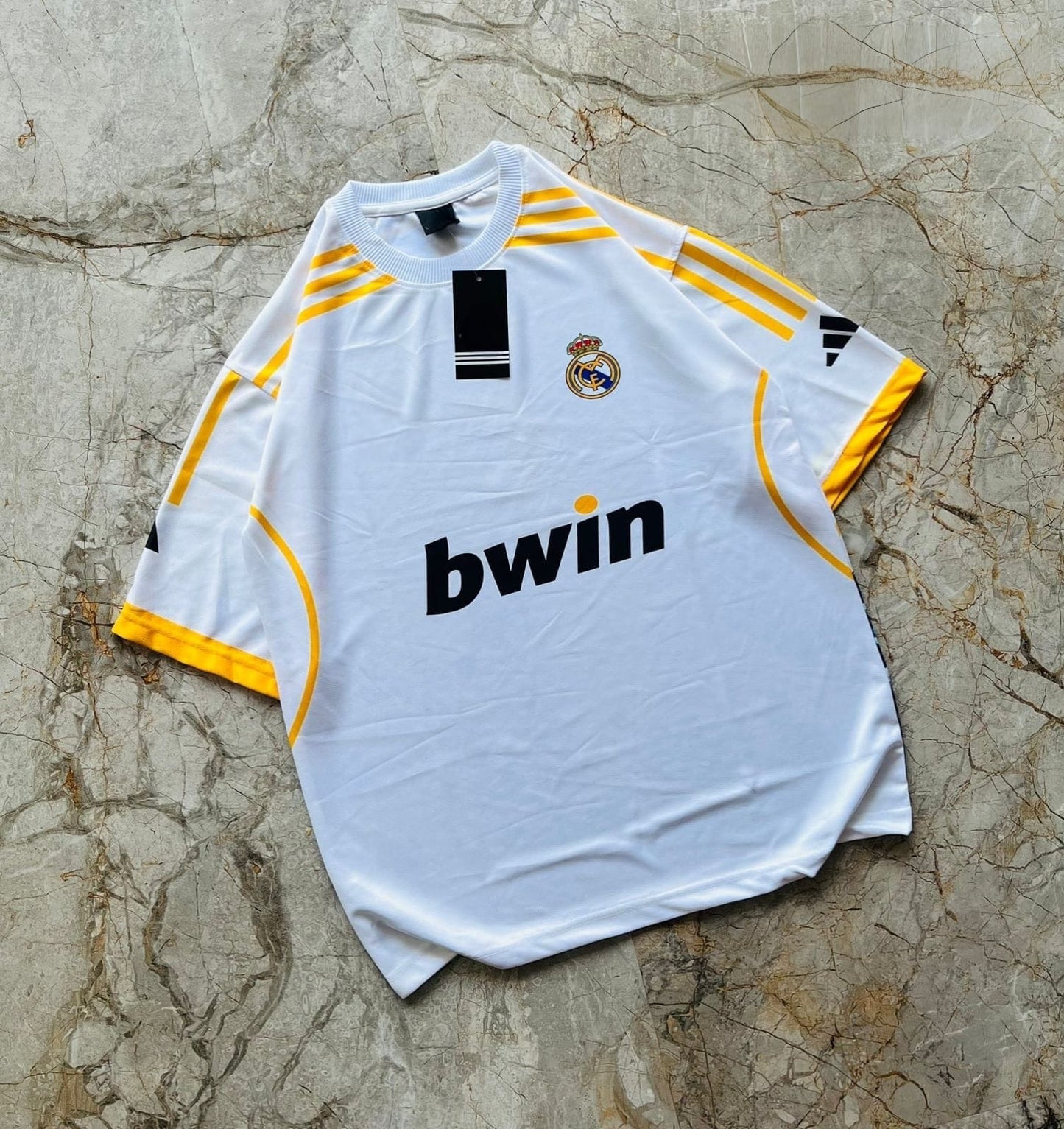 Half sleeve front and back printed football jersey buy @200
